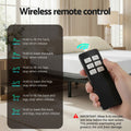 Artiss Queen size bed frame & Giselle Bedding Mattress Queen Combo, adjustable bed Base for Snoring Relief, Independent Head Foot Incline, Wireless Remote, Black,20cm Thickness