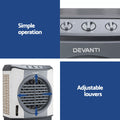 Devanti Evaporative Air Cooler Conditioner Commercial 45L