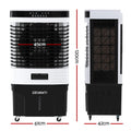 Devanti 60L Evaporative Air Cooler Remote Control Timer
