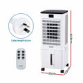Devanti 8L 3-in-1 Evaporative Air Cooler 4 Ice Packs Remote Control 3 Speed