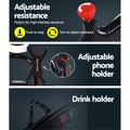 Spin Exercise Bike Flywheel Fitness Home Gym Machine Black Phone Holder