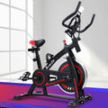 Spin Exercise Bike Flywheel Fitness Home Gym Machine Black Phone Holder