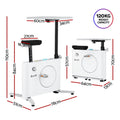 Everfit Exercise Bike Magnetic Desk Bike with Tabletop Fitness Home Workout Gym