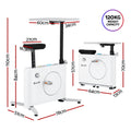Everfit Exercise Bike Magnetic Desk Bike Tabletop Home Workout Gym