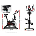 Everfit Spin Bike Exercise Bike Flywheel Adjustable Home Gym