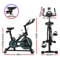 Everfit Spin Bike 10kg Flywheel 150kg Capacity Home Gym Exercise
