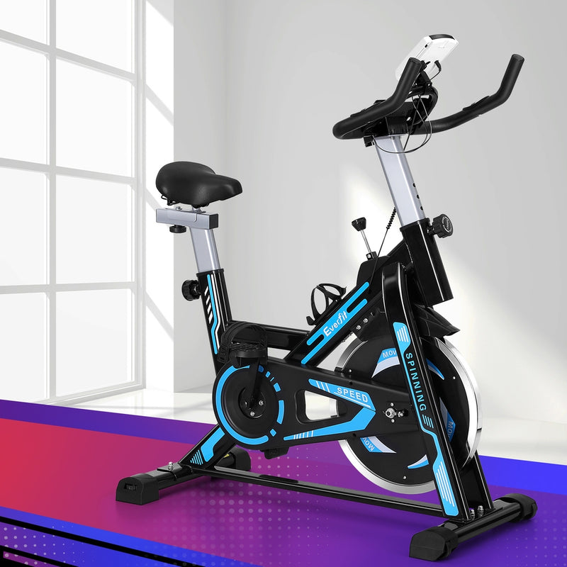 Everfit Spin Bike 13KG Flywheel 150kg Capacity Exercise Fitness