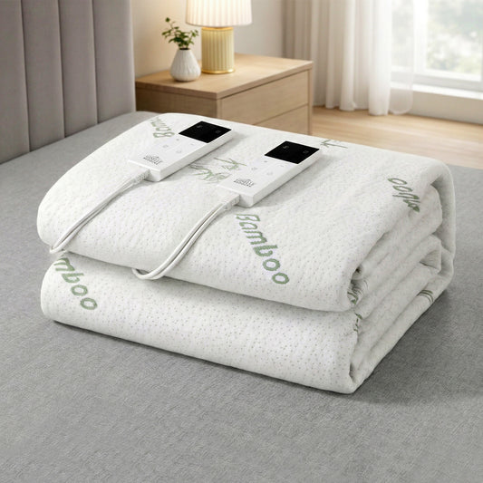 Giselle Electric Blanket Double Bamboo Heated Underlay Washable