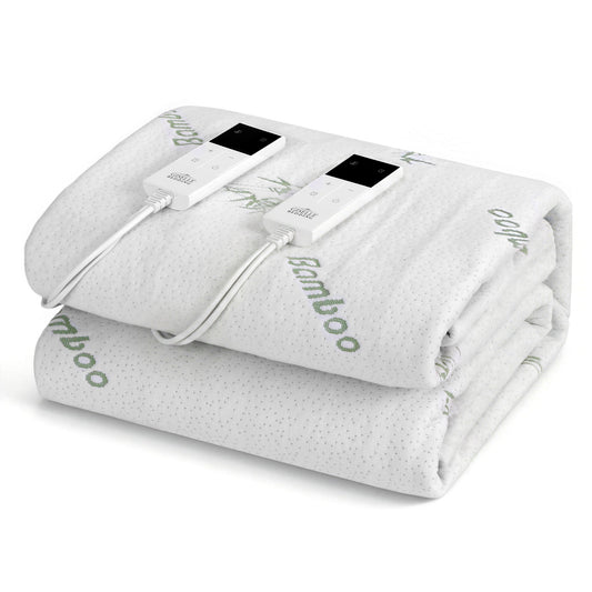 Giselle Electric Blanket Double Bamboo Heated Underlay Washable