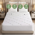 Giselle Electric Blanket KING Bamboo Fabric Heated Underlay Washable