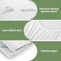 Giselle Electric Blanket KING Bamboo Fabric Heated Underlay Washable