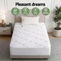 Giselle Electric Blanket KING SINGLE Bamboo Heated Underlay Washable