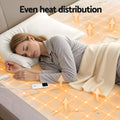 Giselle Electric Blanket QUEEN Bamboo Heated Pad Washable