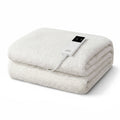 Giselle Electric Blanket KING SINGLE Sherpa Fleece LED Remote