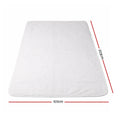 Giselle Electric Blanket KING SINGLE Sherpa Fleece LED Remote