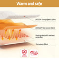 Giselle Electric Blanket KING SINGLE Sherpa Fleece LED Remote