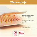 Giselle Electric Blanket KING SINGLE Heated Fitted Washable
