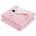 Giselle Electric Blanket DOUBLE 200x180cm Heated Throw Pink