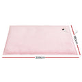Giselle Electric Blanket DOUBLE 200x180cm Heated Throw Pink
