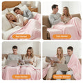 Giselle Electric Blanket DOUBLE 200x180cm Heated Throw Pink