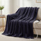 Giselle Electric Blanket DOUBLE 200x180cm Heated Throw Charcoal