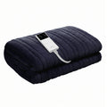 Giselle Electric Blanket DOUBLE 200x180cm Heated Throw Charcoal