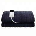 Giselle Electric Blanket DOUBLE 200x180cm Heated Throw Charcoal