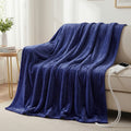Giselle Electric Blanket 200x180cm DOUBLE Heated Throw Navy