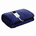 Giselle Electric Blanket 200x180cm DOUBLE Heated Throw Navy