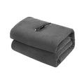 Giselle Electric Heated Blanket Car Throw Grey 150x100cm