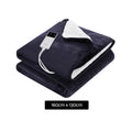 Giselle Heated Electric Blanket Throw 120x160cm Charcoal