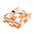 Giselle Electric Blanket Heated Throw Dual Side Fleece Yellow