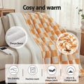 Giselle Electric Blanket Heated Throw Dual Side Fleece Yellow