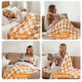 Giselle Electric Blanket Heated Throw Dual Side Fleece Yellow