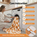 Giselle Electric Blanket Heated Throw Dual Side Fleece Yellow