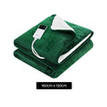 Giselle Electric Heated Blanket DOUBLE Sided Green