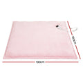 Giselle Electric Blanket Heated Throw Dual Sided Fleece Pink