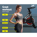 Everfit Spin Bike Flywheel Indoor Cycling Home Gym Cardio Exercise