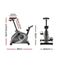 Everfit Under Desk Exercise Bike Magnetic 120kg Capacity Cardio