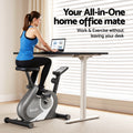 Everfit Under Desk Exercise Bike Magnetic 120kg Capacity Cardio