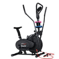 Everfit 6 in 1 Exercise Bike Elliptical Cross Trainer Home Gym