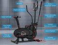 Everfit 5 in 1 Exercise Bike Elliptical Cross Trainer Home Gym