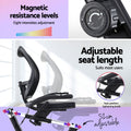 Everfit Recumbent Exercise Bike Magnetic 120kg Mesh Chair