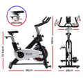 Everfit 15kg Flywheel Spin Bike Exercise 120kg Capacity Home Gym