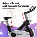 Everfit 15kg Flywheel Spin Bike Exercise 120kg Capacity Home Gym