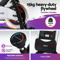 Everfit 15kg Flywheel Spin Bike Exercise 120kg Capacity Home Gym