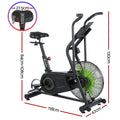 Everfit Air Bike Dual Action Exercise Bike Cardio Home Gym