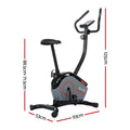Everfit Magnetic Exercise Bike 8 Levels Upright Cardio Fitness