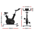 Everfit Exercise Bike Spin 24-Level Resistance 120kg Bluetooth Smart