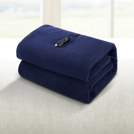 Giselle 12V Electric Heated Blanket Car Truck Travel Camping Throw